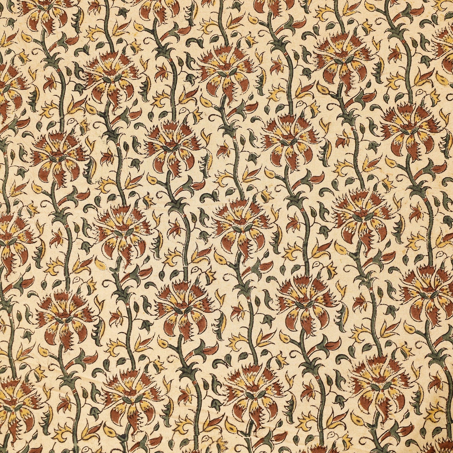 Pedana Kalamkari Block Printing Cotton Double Bed Cover