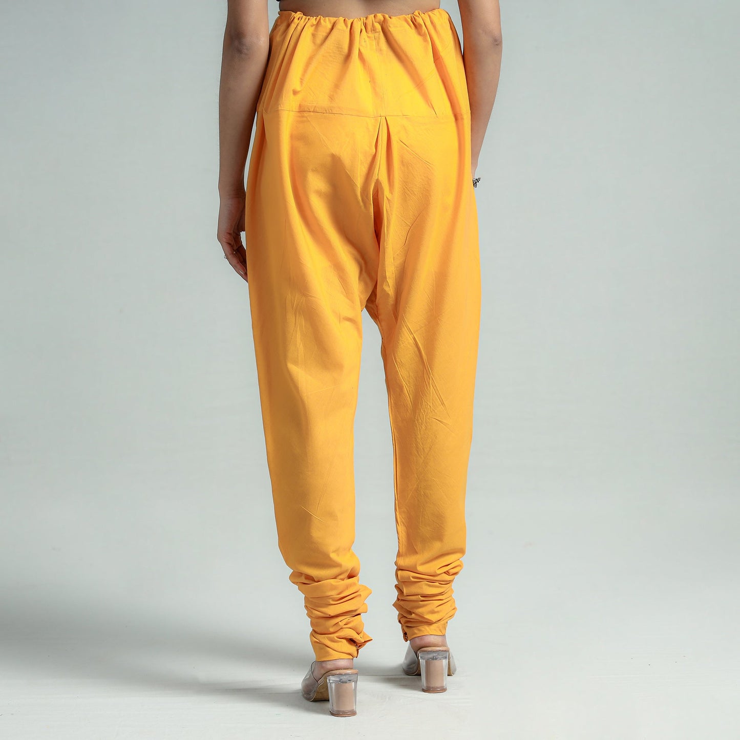 Buy Plain Dyed Cotton Ankle Length Churidar Online at iTokri.com