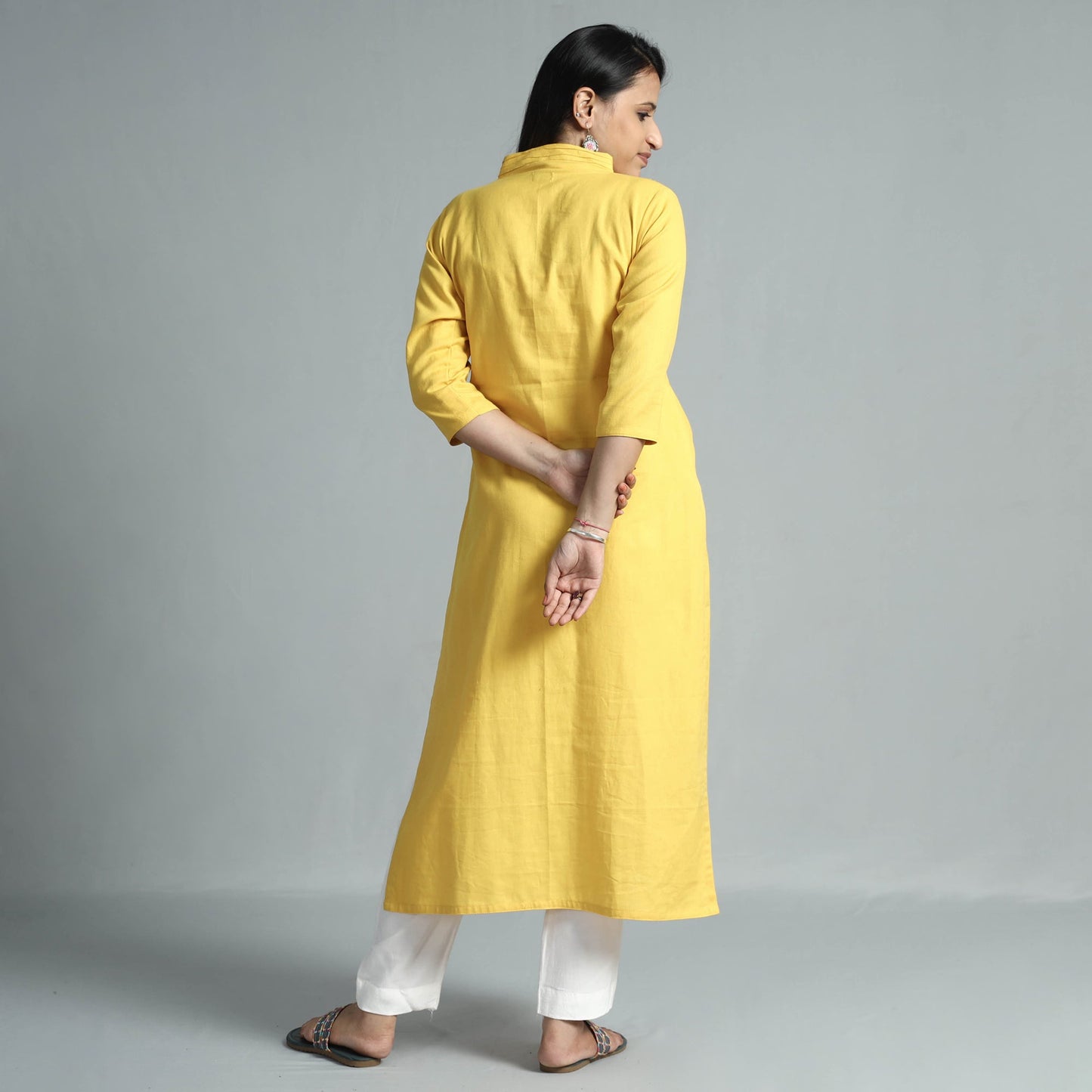 Buy Plain Flex Cotton Kurta for Women