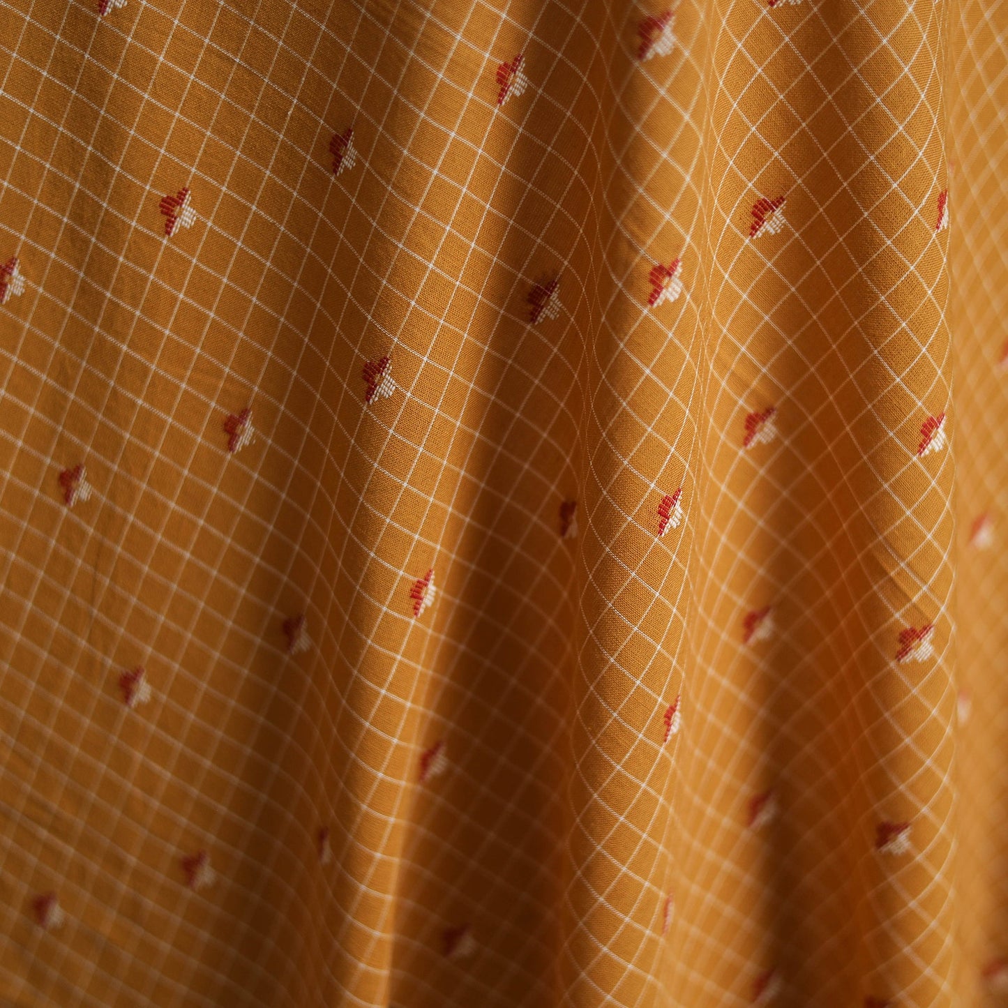 Prewashed cotton jacquard fabric 19 - handcrafted