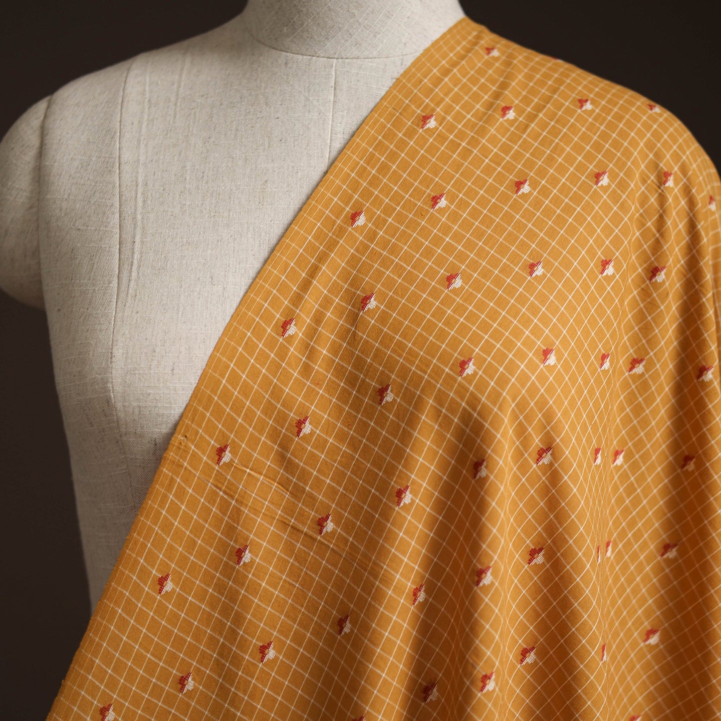 Prewashed cotton jacquard fabric 19 - handcrafted