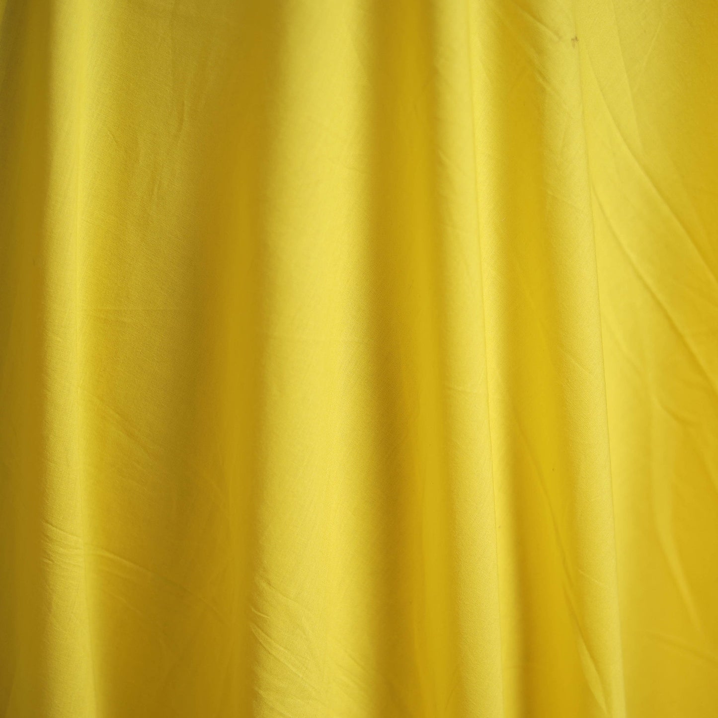 Yellow - prewashed dyed cotton plain fabric 44 - handcrafted