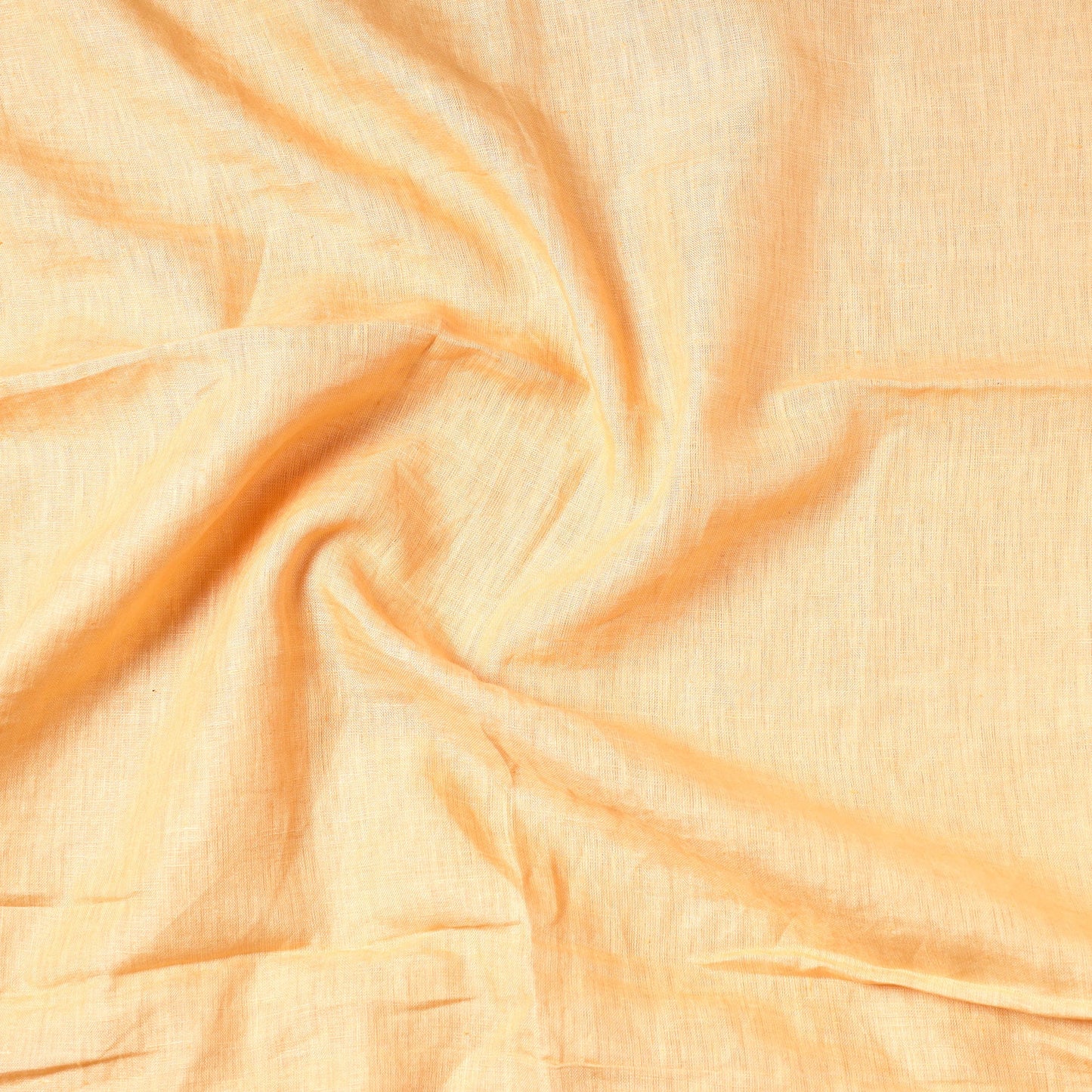 Yellow Prewashed Plain Dyed Flex Cotton Precut Fabric