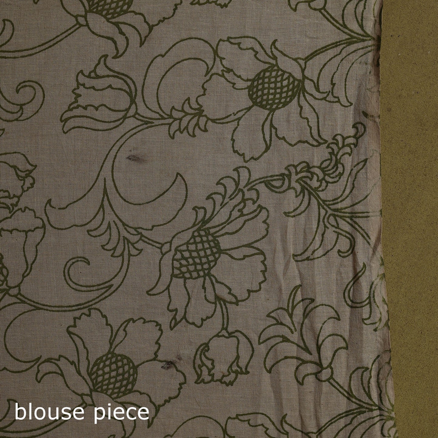 Printed cotton nellore kalamkari saree 04 - handcrafted