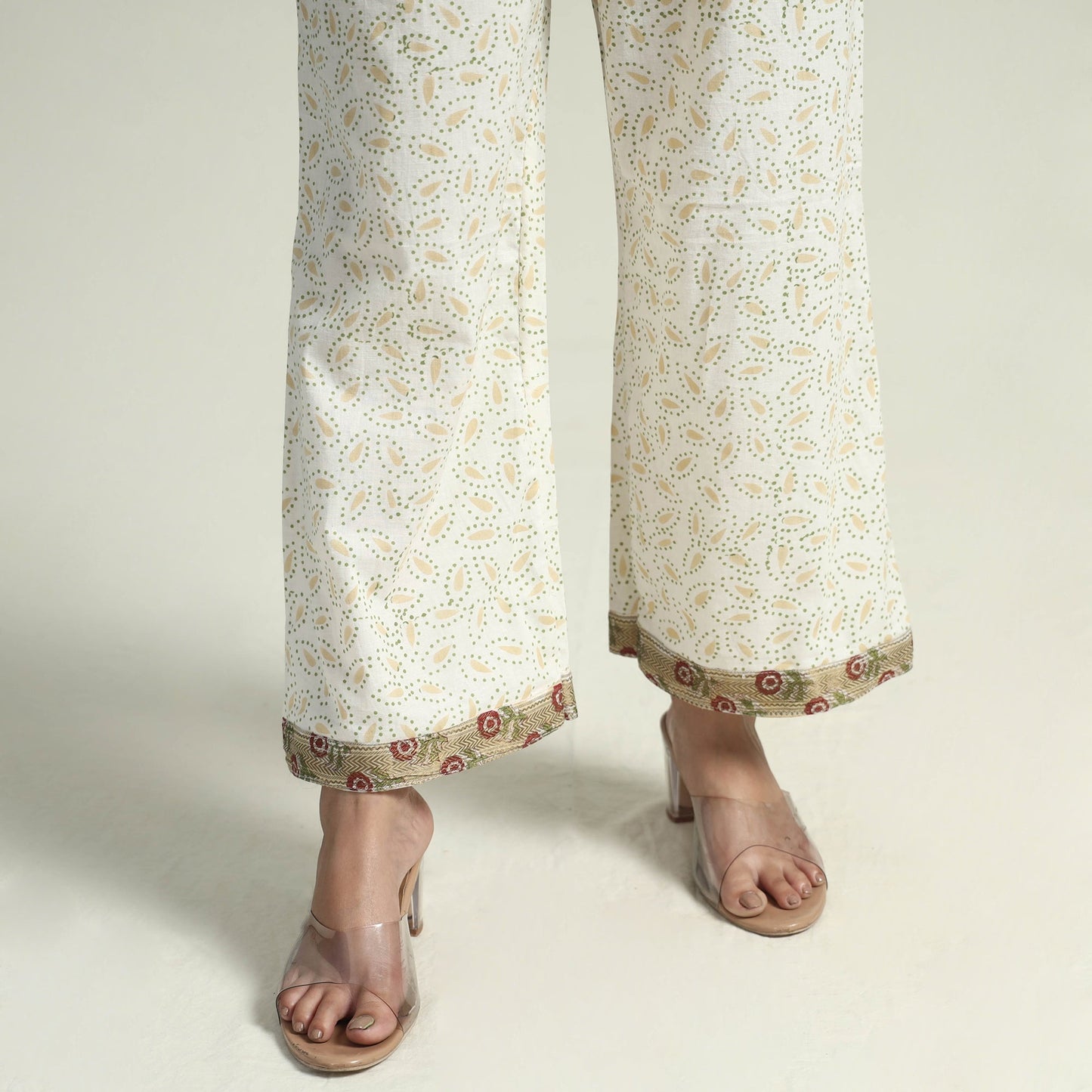 Sanganeri Kurta with Palazzo & Dupatta Set