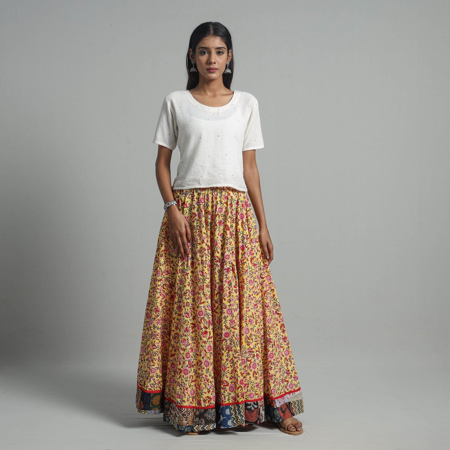 Sanganeri Skirt