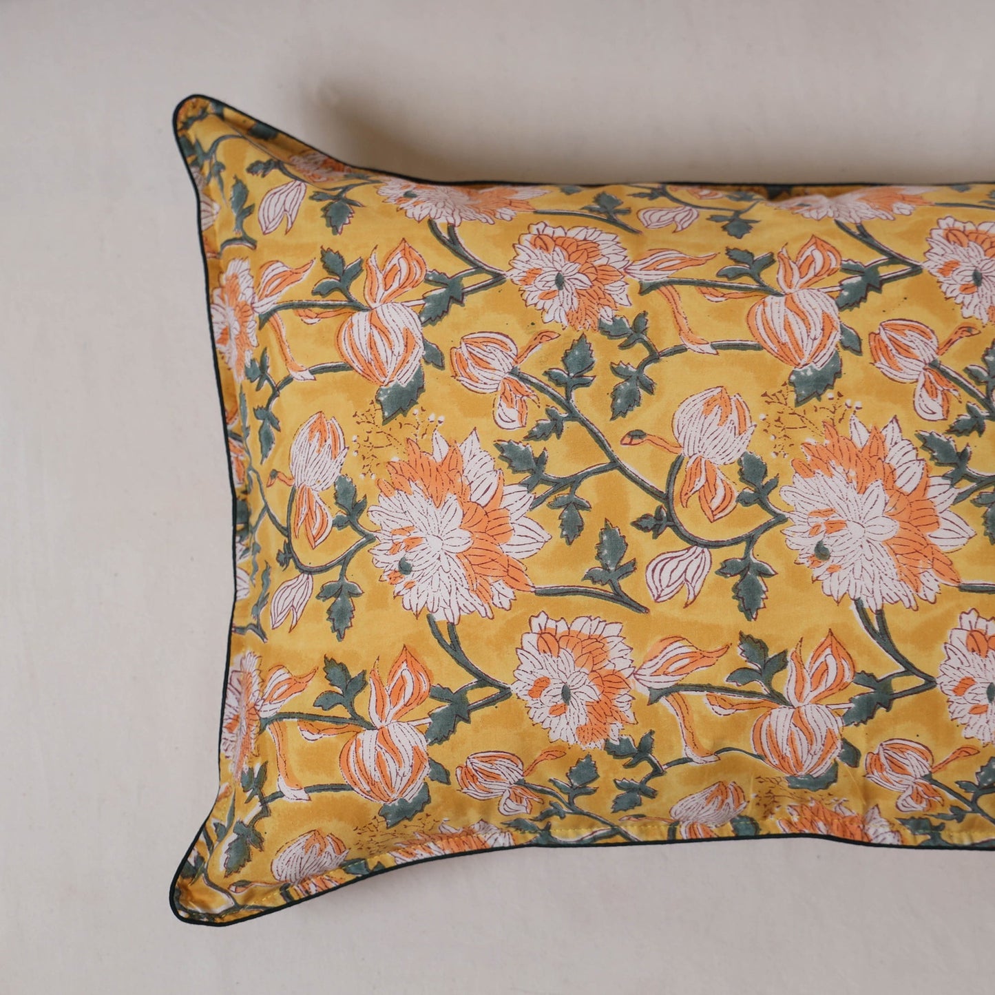 Sanganeri hand block print pillow cover (set of 2) 17