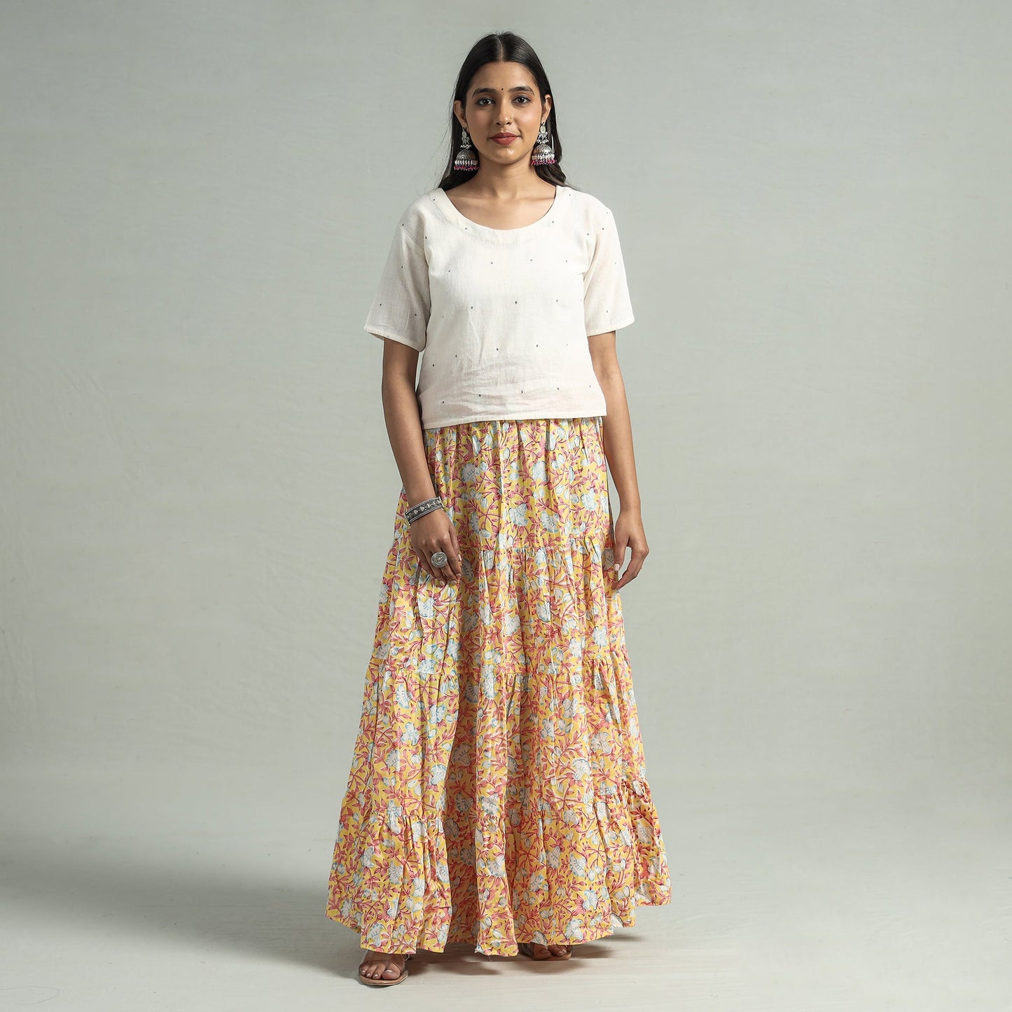 sanganeri long skirt