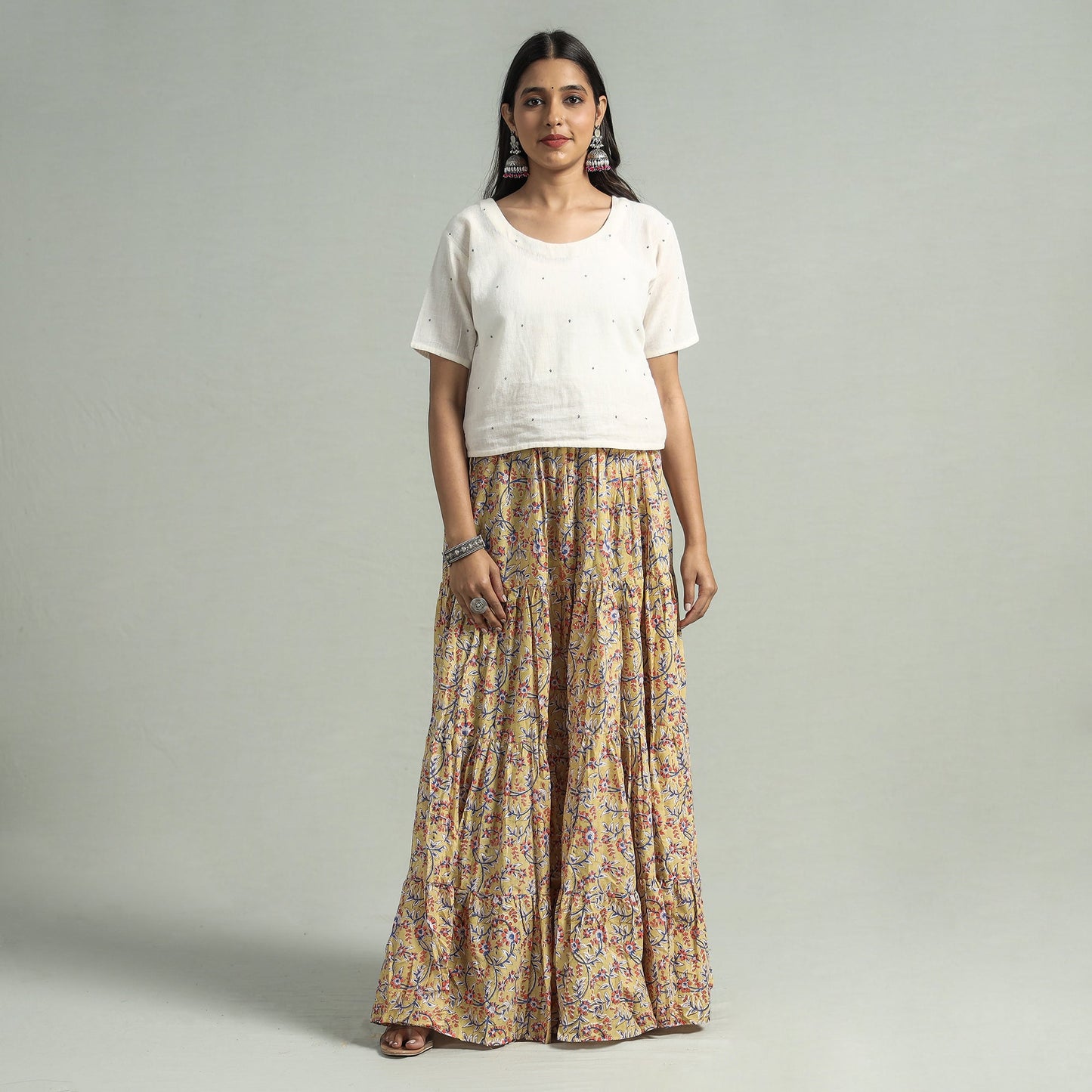 sanganeri long skirt