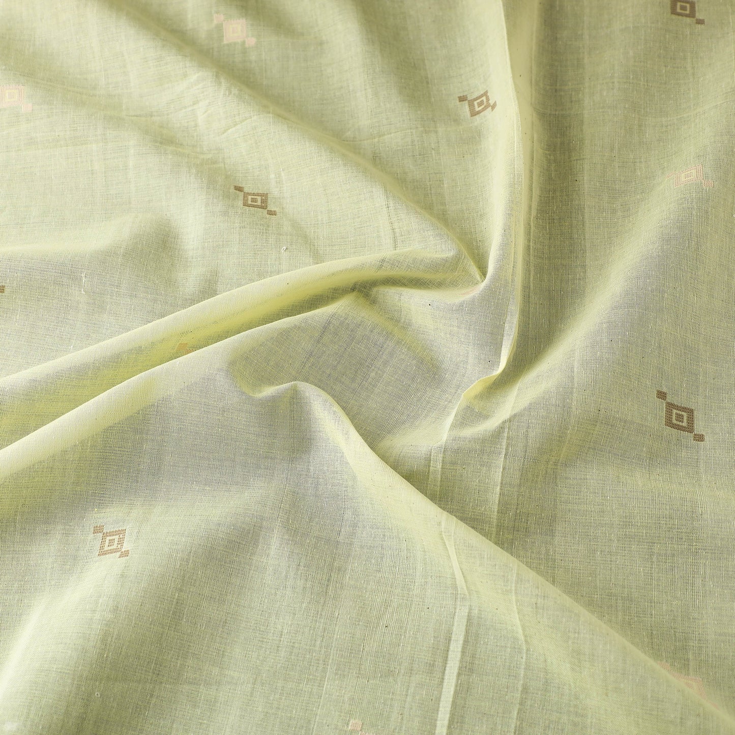 Srikakulam Jamdani Buti Pure Handloom Cotton Fabric Online at iTokri.com