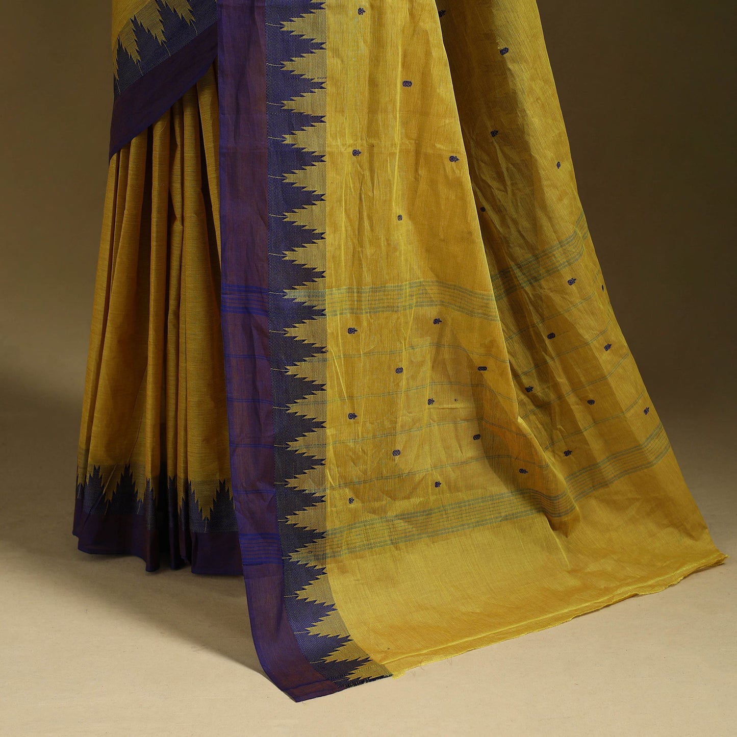 Thread buti cotton kanchipuram saree with border 20