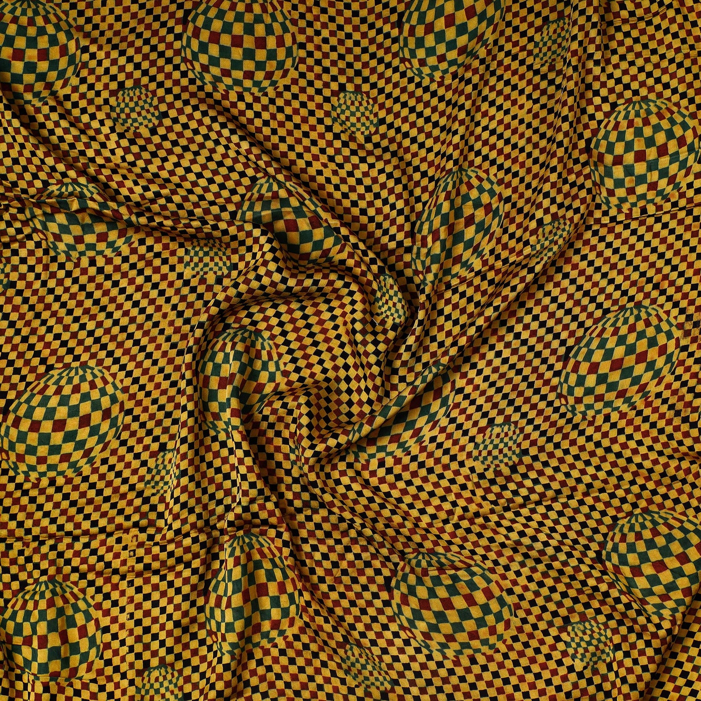 Vanaspati Block Printed Modal Silk Precut fabric