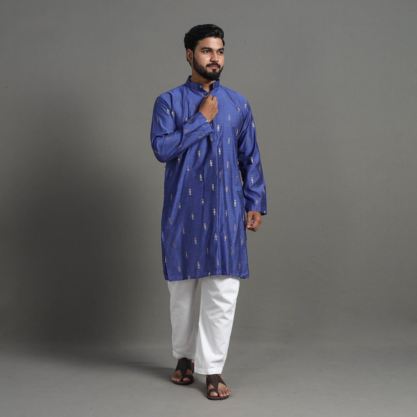 Stylish Plain Kurta for Men Online in India
