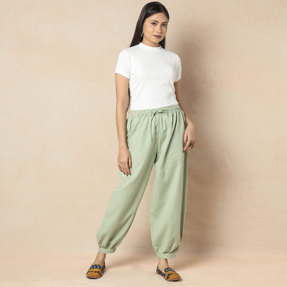 Flex Cotton Plain Elasticated Pant