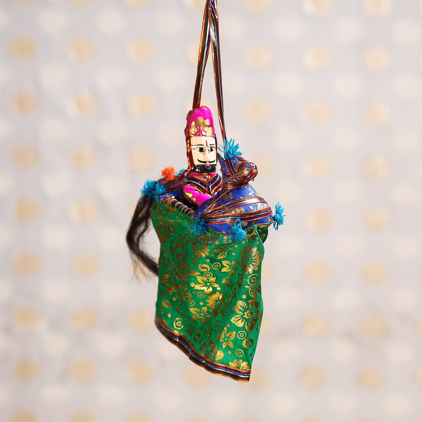 Ghodi Sawar - Rajasthani Handmade Hanging / Kathputli