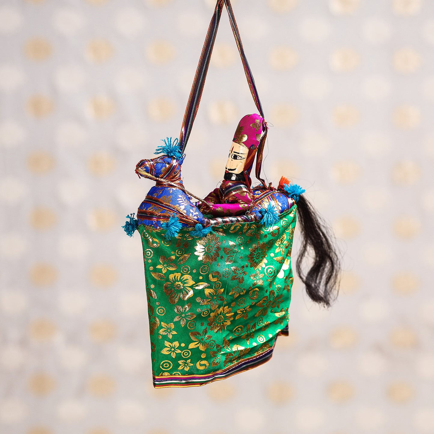 Ghodi Sawar - Rajasthani Handmade Hanging / Kathputli