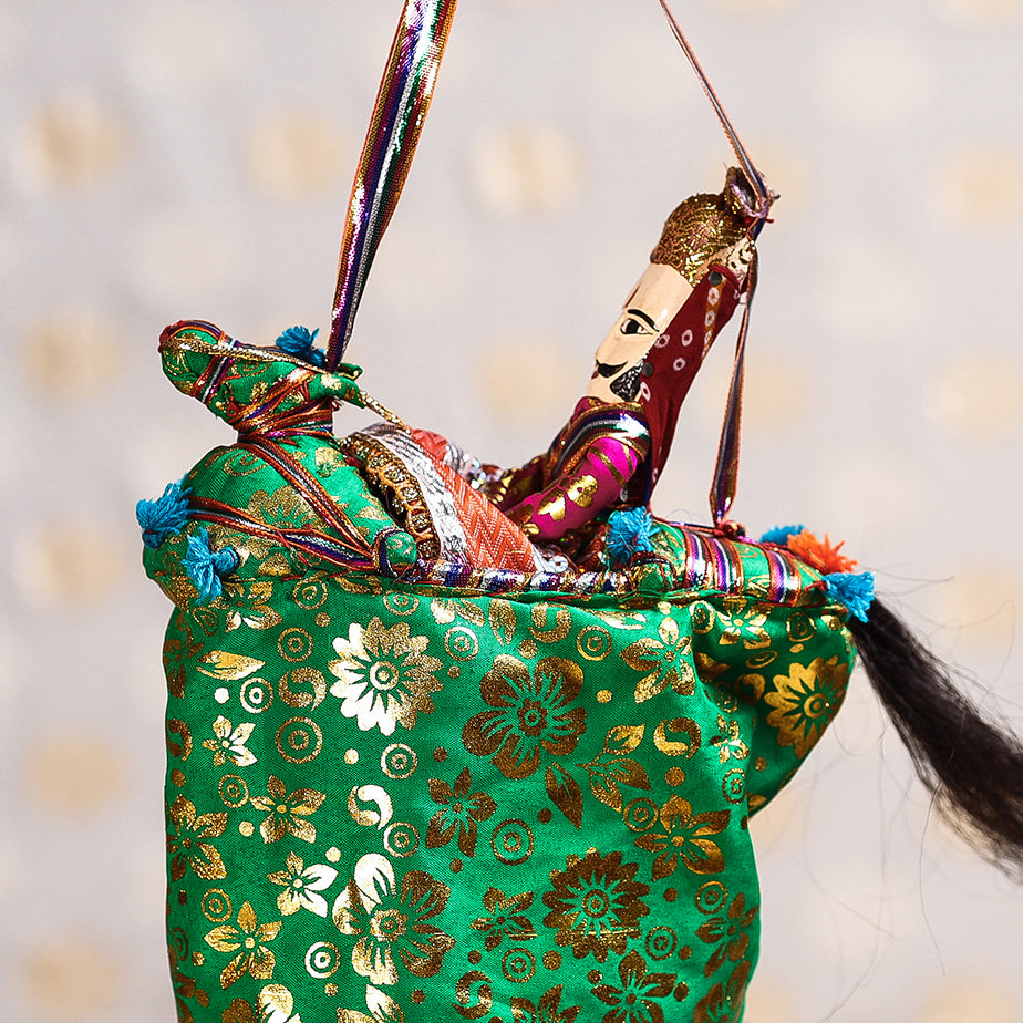 Ghodi Sawar - Rajasthani Handmade Hanging / Kathputli