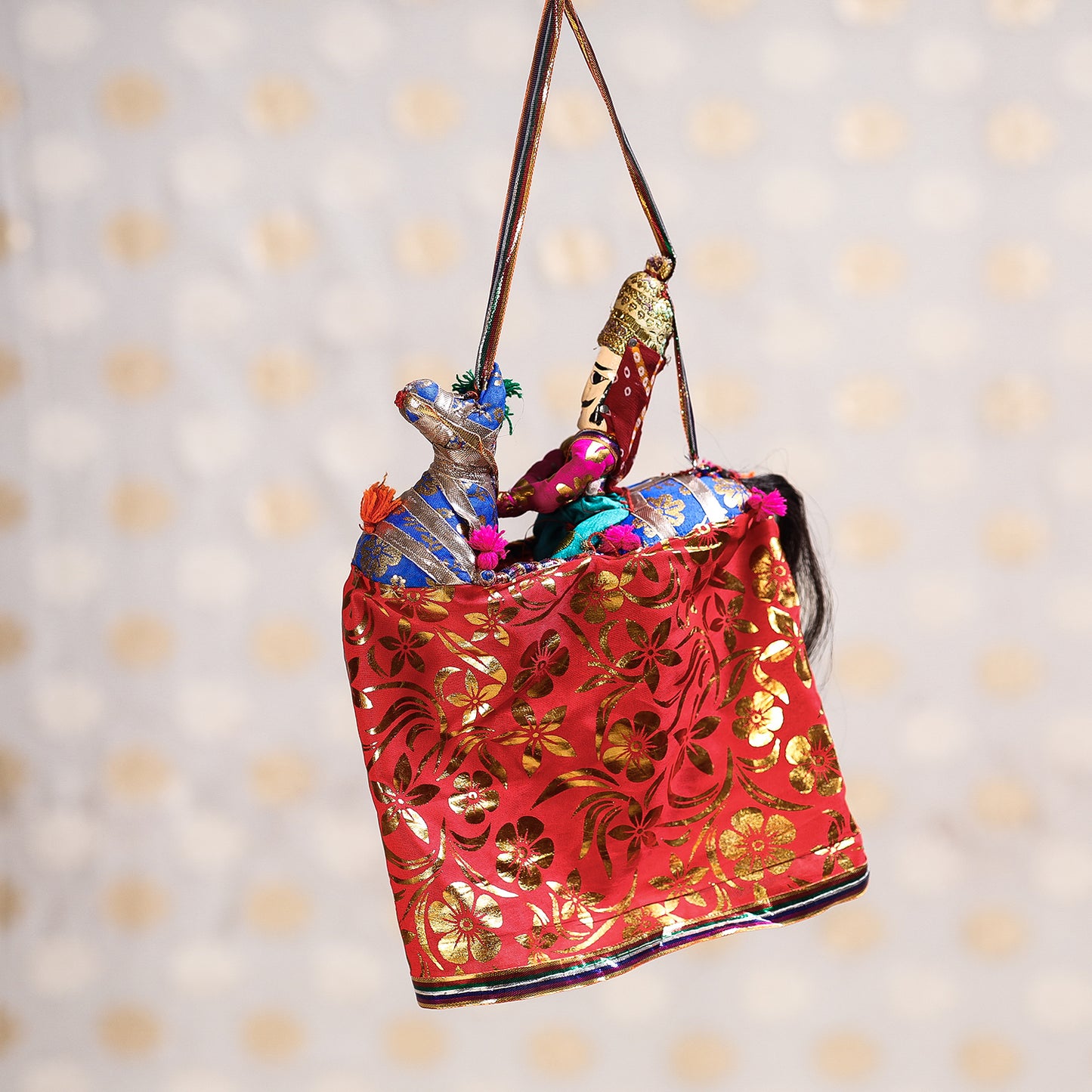 Ghodi Sawar - Rajasthani Handmade Hanging / Kathputli