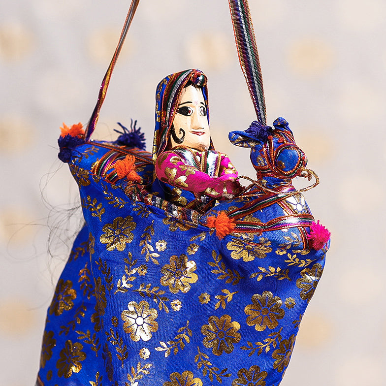Ghodi Sawar - Rajasthani Handmade Hanging / Kathputli