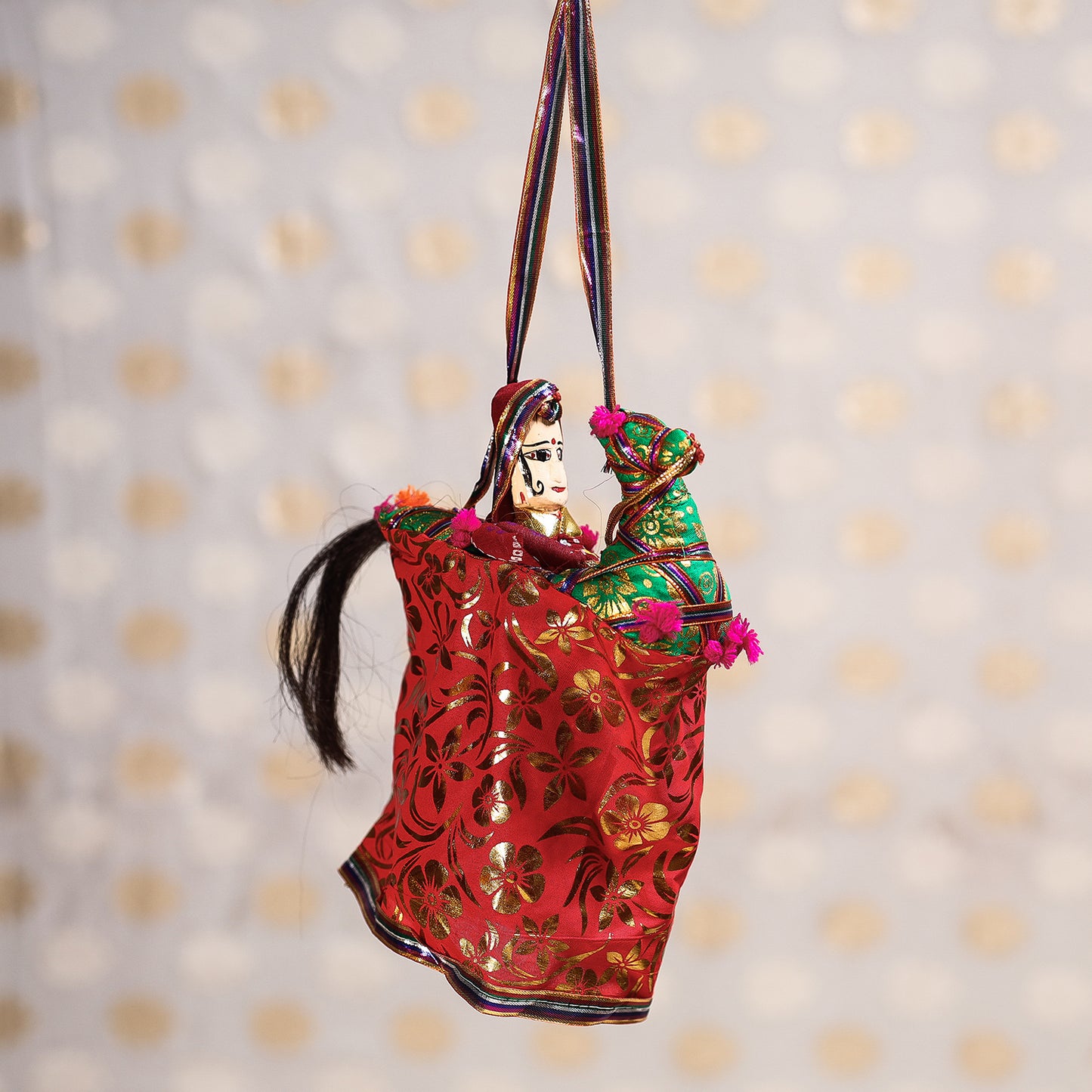 Ghodi Sawar - Rajasthani Handmade Hanging / Kathputli