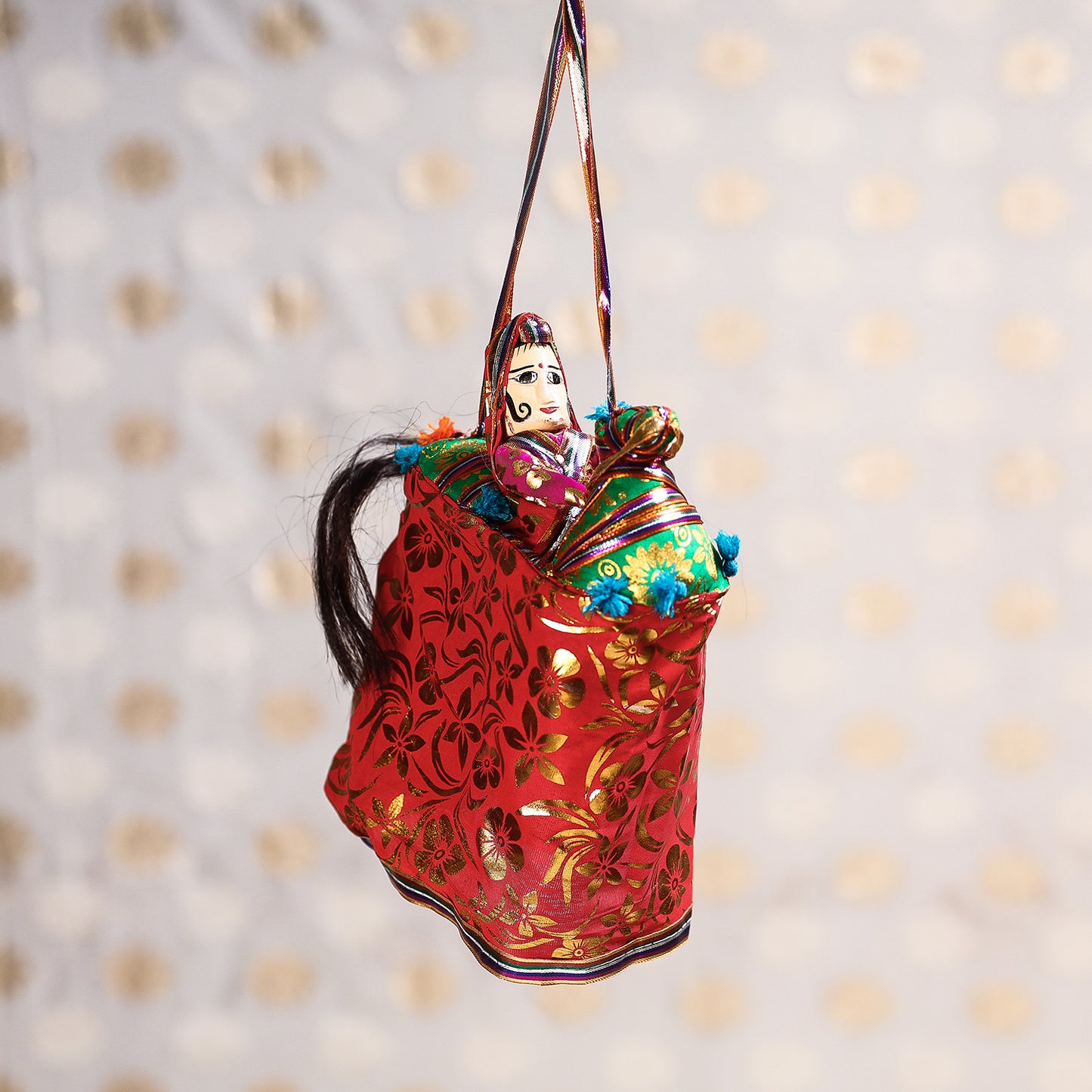 Ghodi Sawar - Rajasthani Handmade Hanging / Kathputli