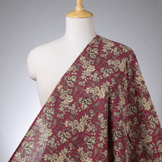 Pink - Kalamkari Printed Cotton Fabric