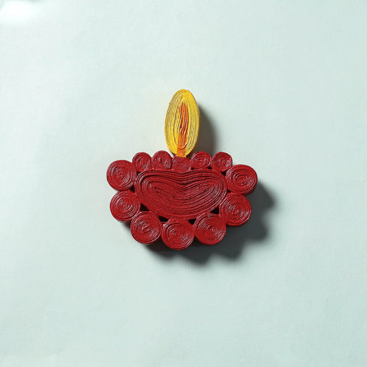Diya - Handcrafted Upcycled Paper Magnet