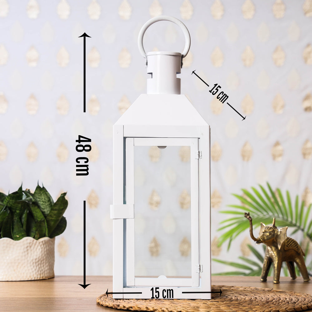 Decorative Handmade Hanging Iron Lantern (Medium)