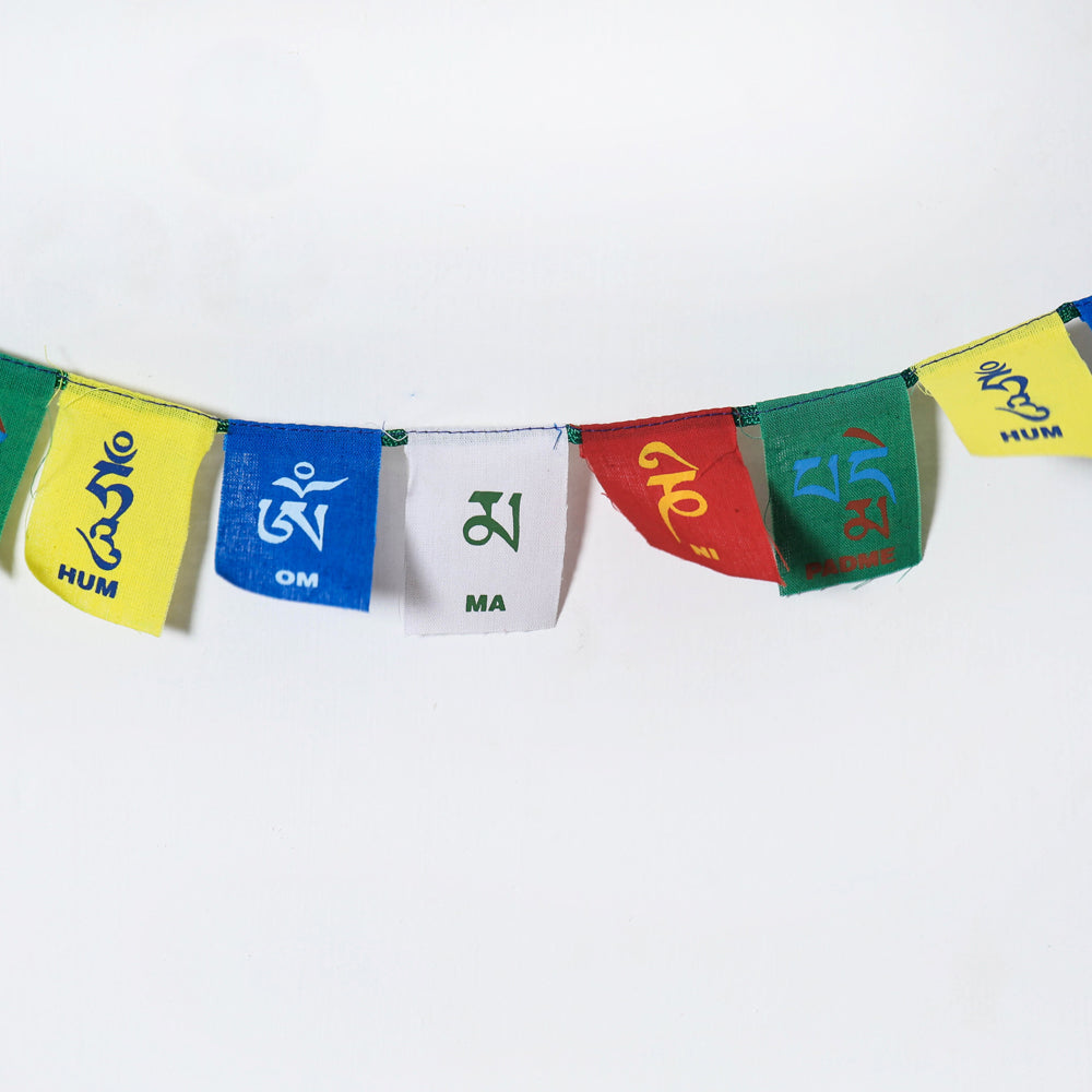 Tibetan Prayer Flag Made in Himalayas Mantra