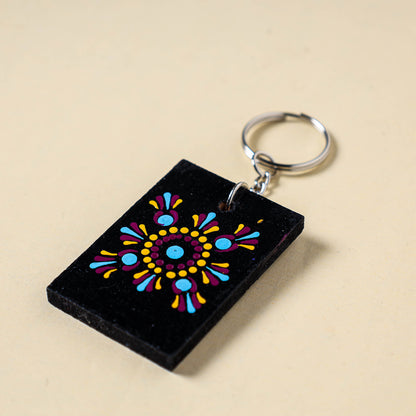 Mandala Art Handpainted Keychain