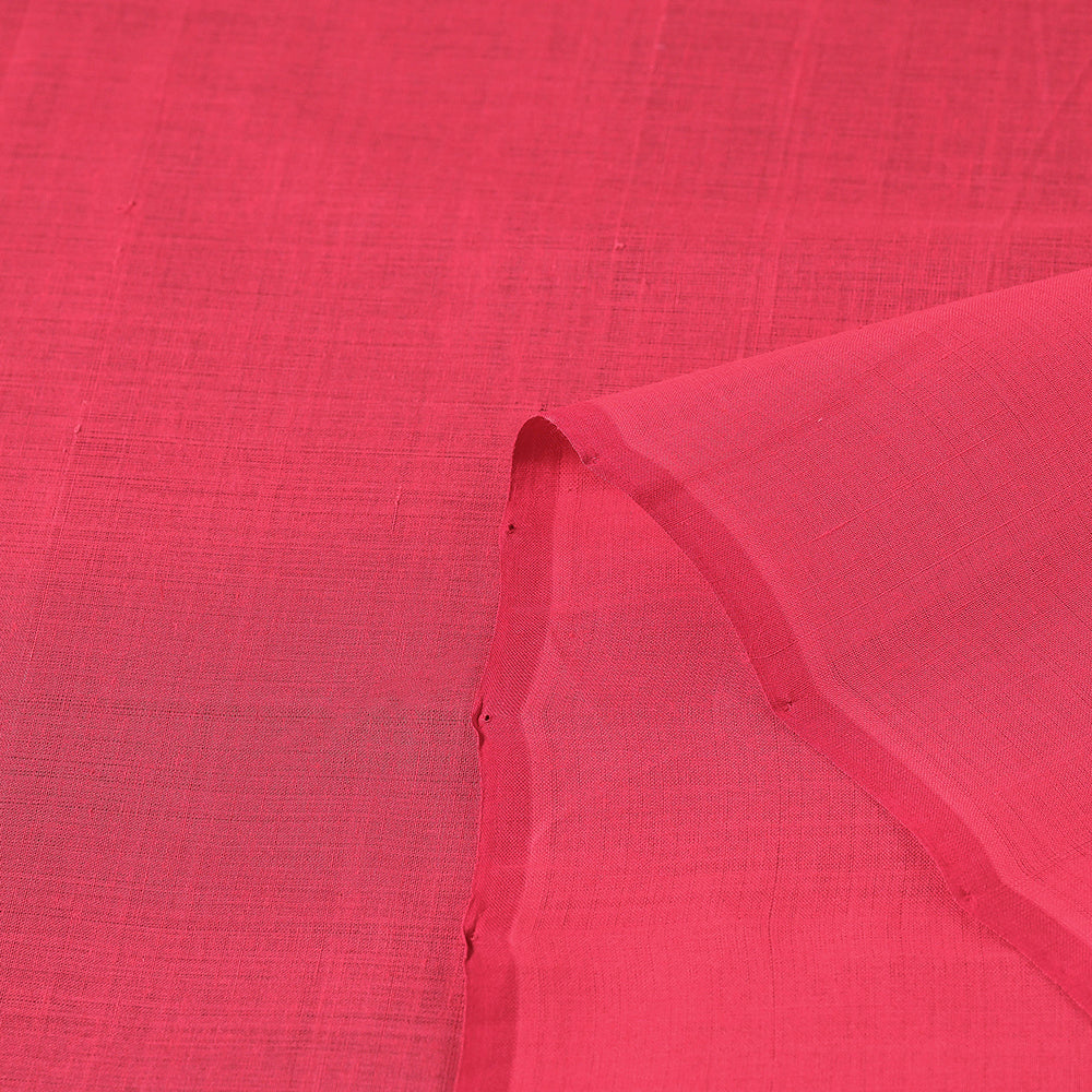 Pink Original Mangalagiri Handloom Cotton Fabric