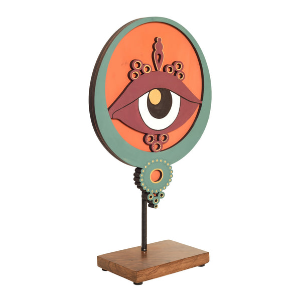 Buy Owl's Eye Table Decor Mask Stand Online at  - iTokri आई.टोकरी