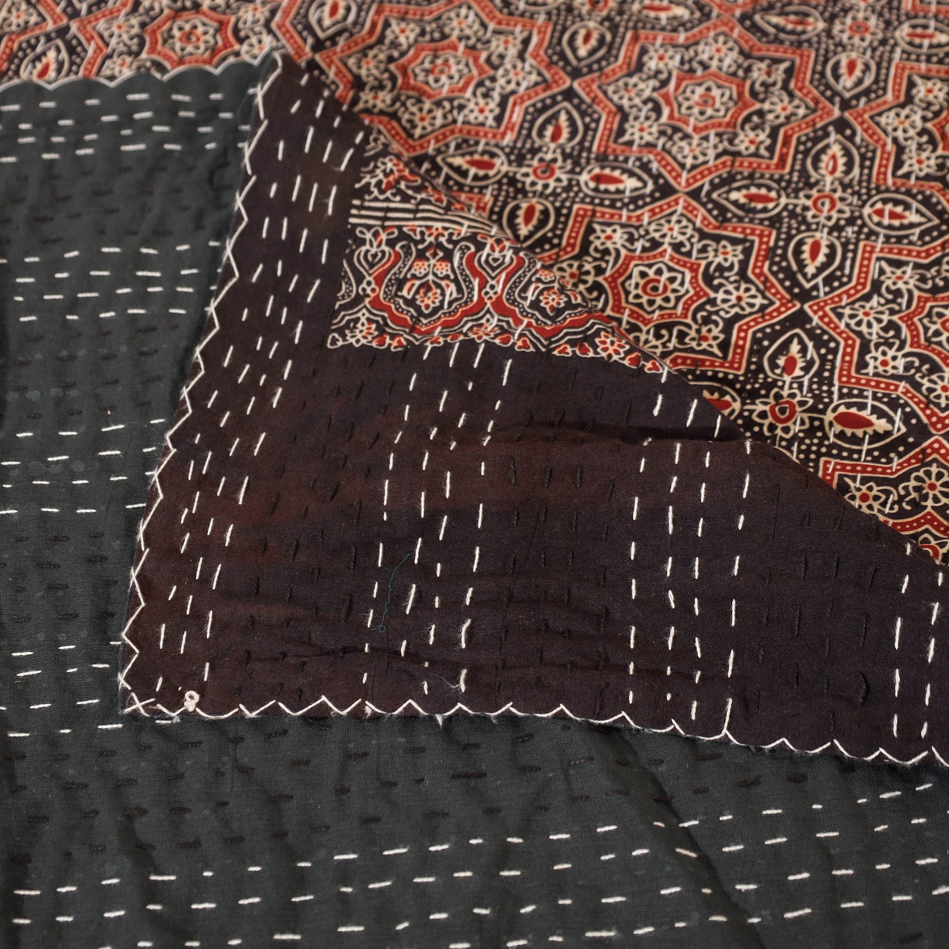Ajrakh Double Bed Cover 