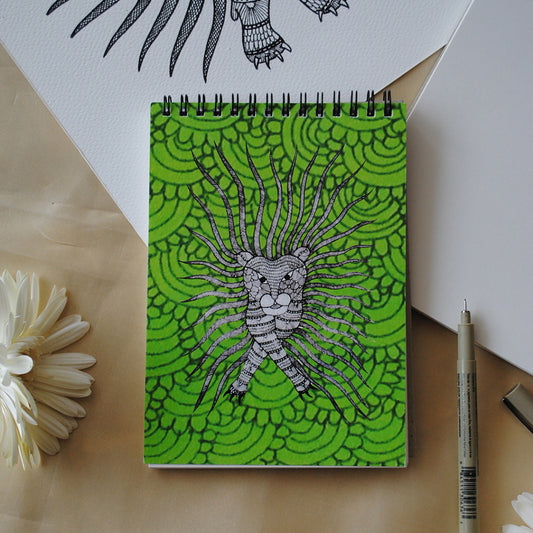 Waghoba - Gond Folk Art Sketchbook Green (1Pc)