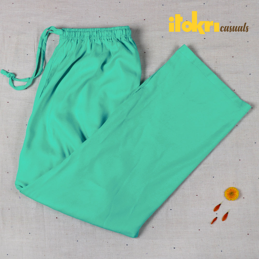 Buy Rayon Fabric Plain Palazzo Pant at iTokri.com