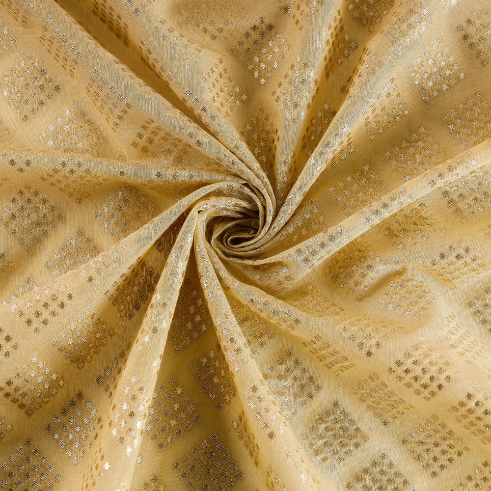 Buy rani traditional indian printed silk fabric with peacock banarasi  border online in India - Shobhini.