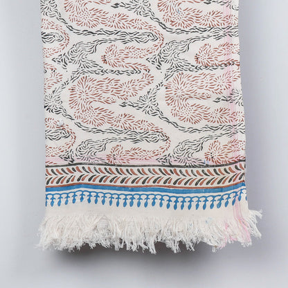 Sanganeri Block Printed Handloom Cotton Towel