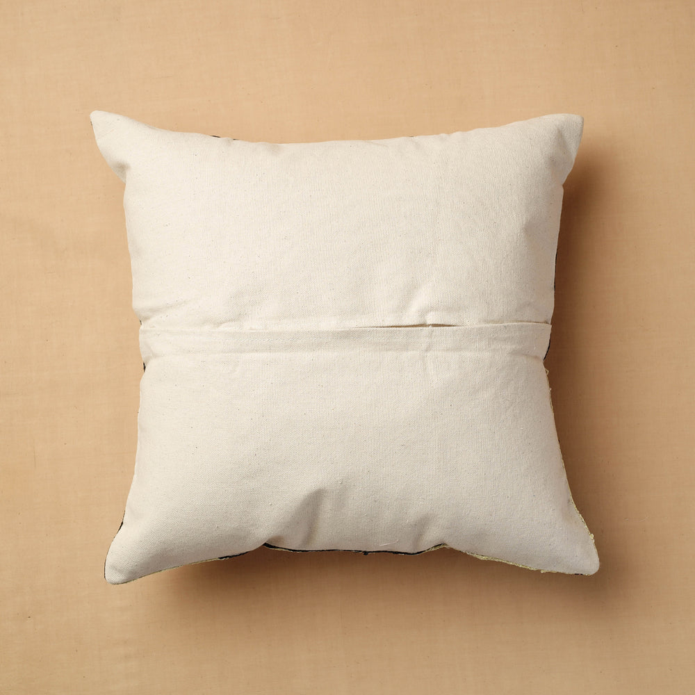 Crewel Embroidery Cushion Cover