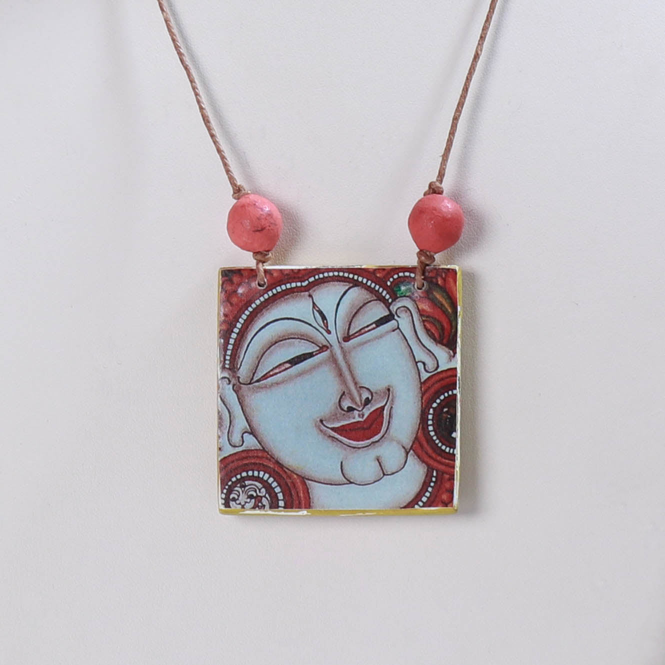  kerala mural art necklace
