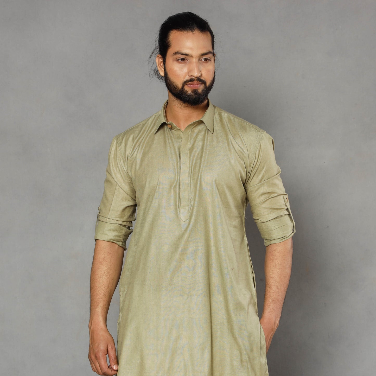 Plain Men Pathani Kurta