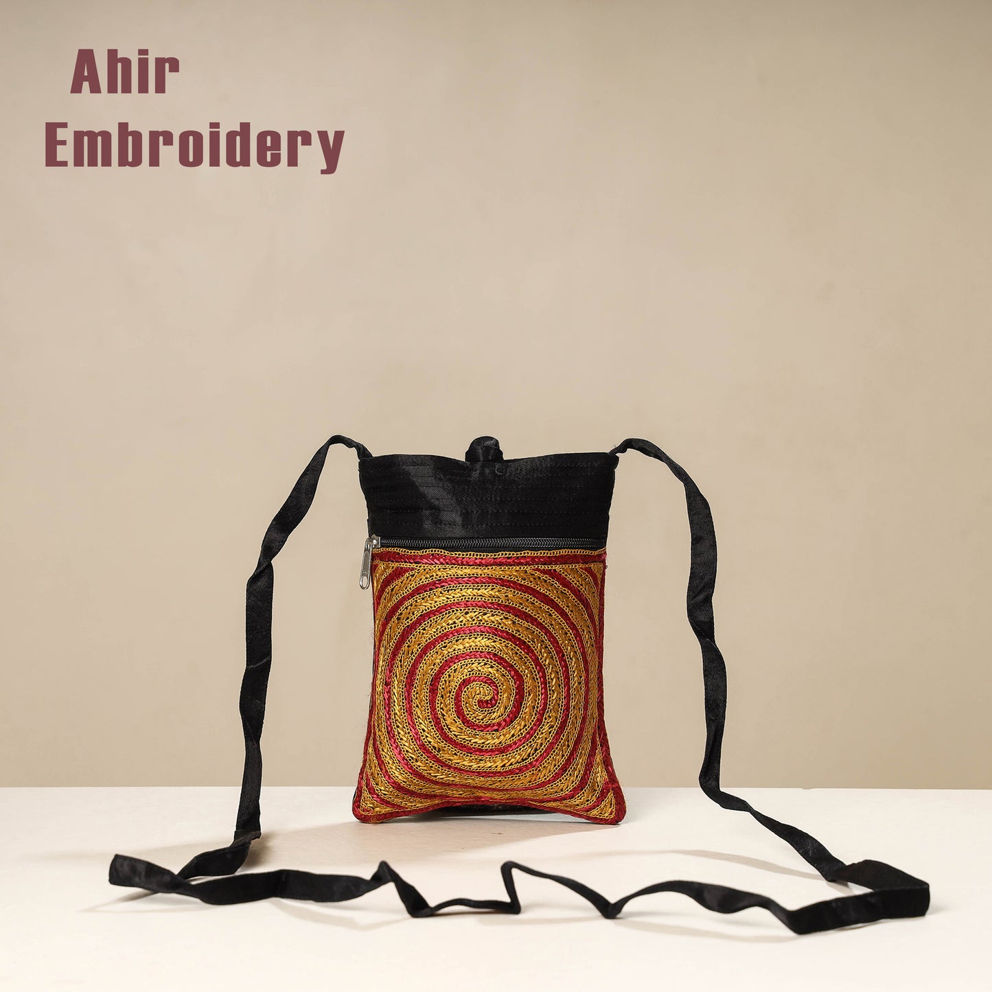 Embroidery Sling Bag