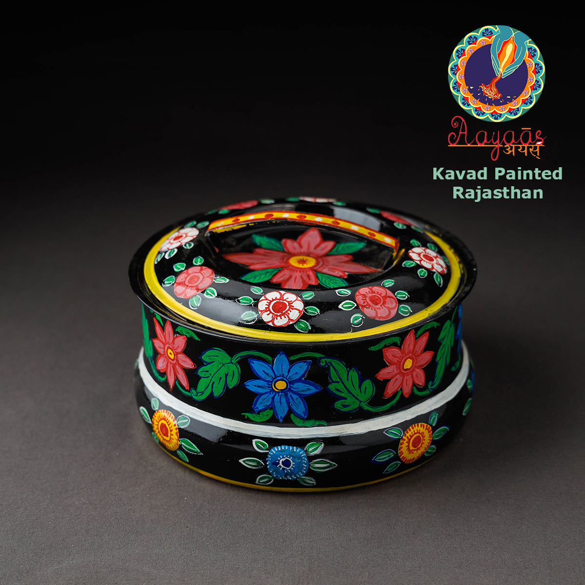 Kavad Handpainted Stainless Steel Casserole