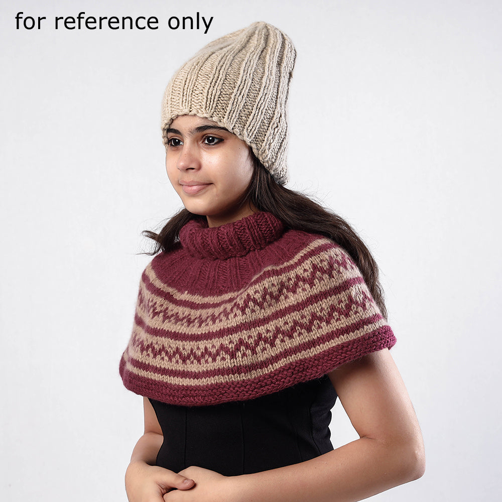 Kullu Karishma Handwoven Angora & Merino Woollen Cap