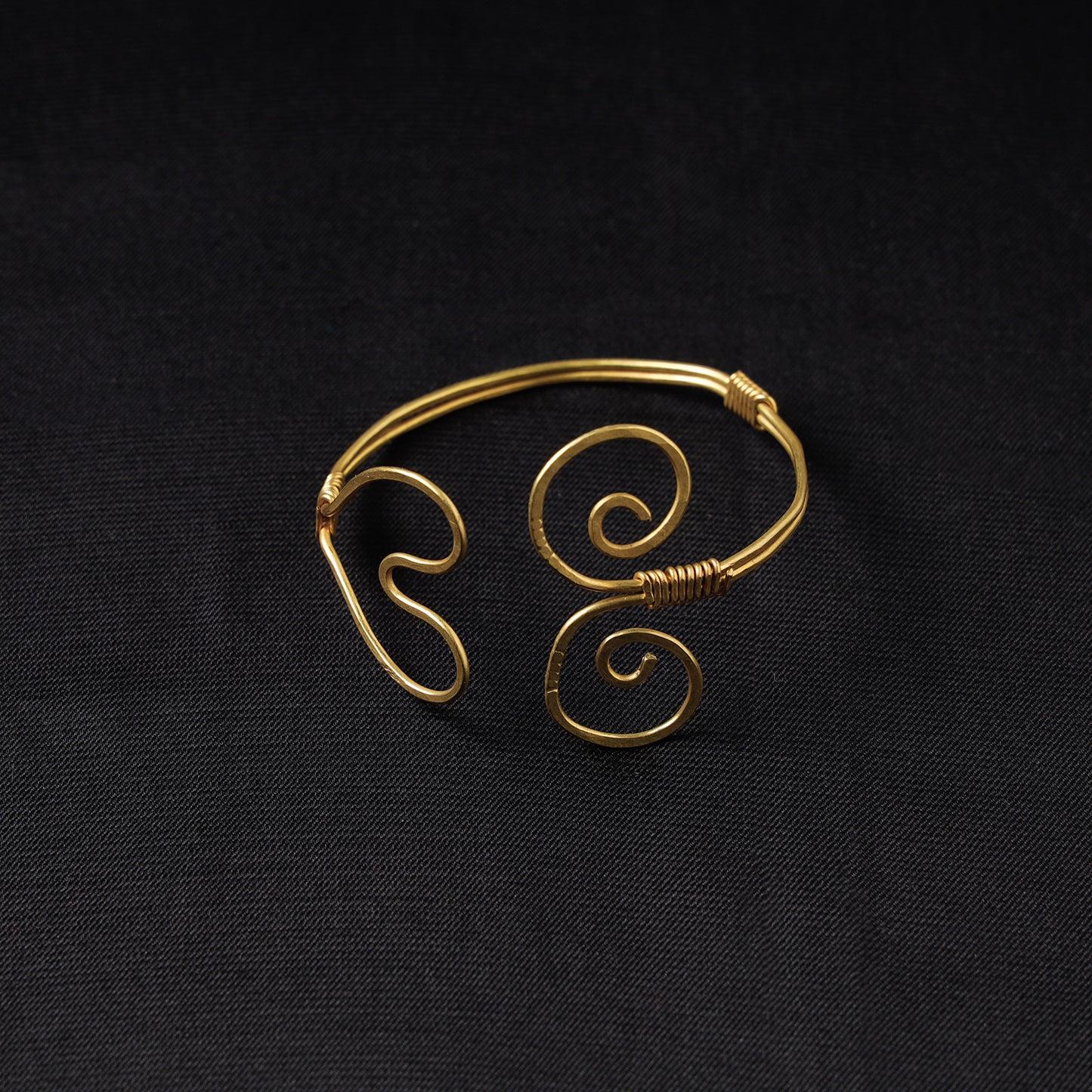 Brass Metal Handcrafted Dokra Bracelet by Asalkaar (Adjustable)