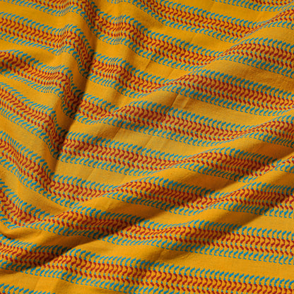 Yellow - Bodoweaves Handloom Cotton Fabric