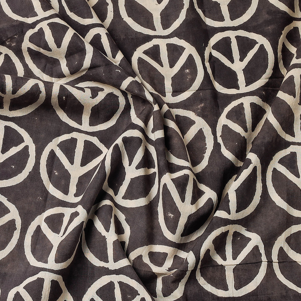 Bindaas Block Art Printed Cotton Natural Dyed Precut Fabric