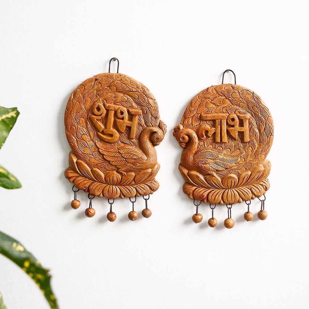 Festive Decor Terracotta Shubh Labh Hangings Online at iTokri.com