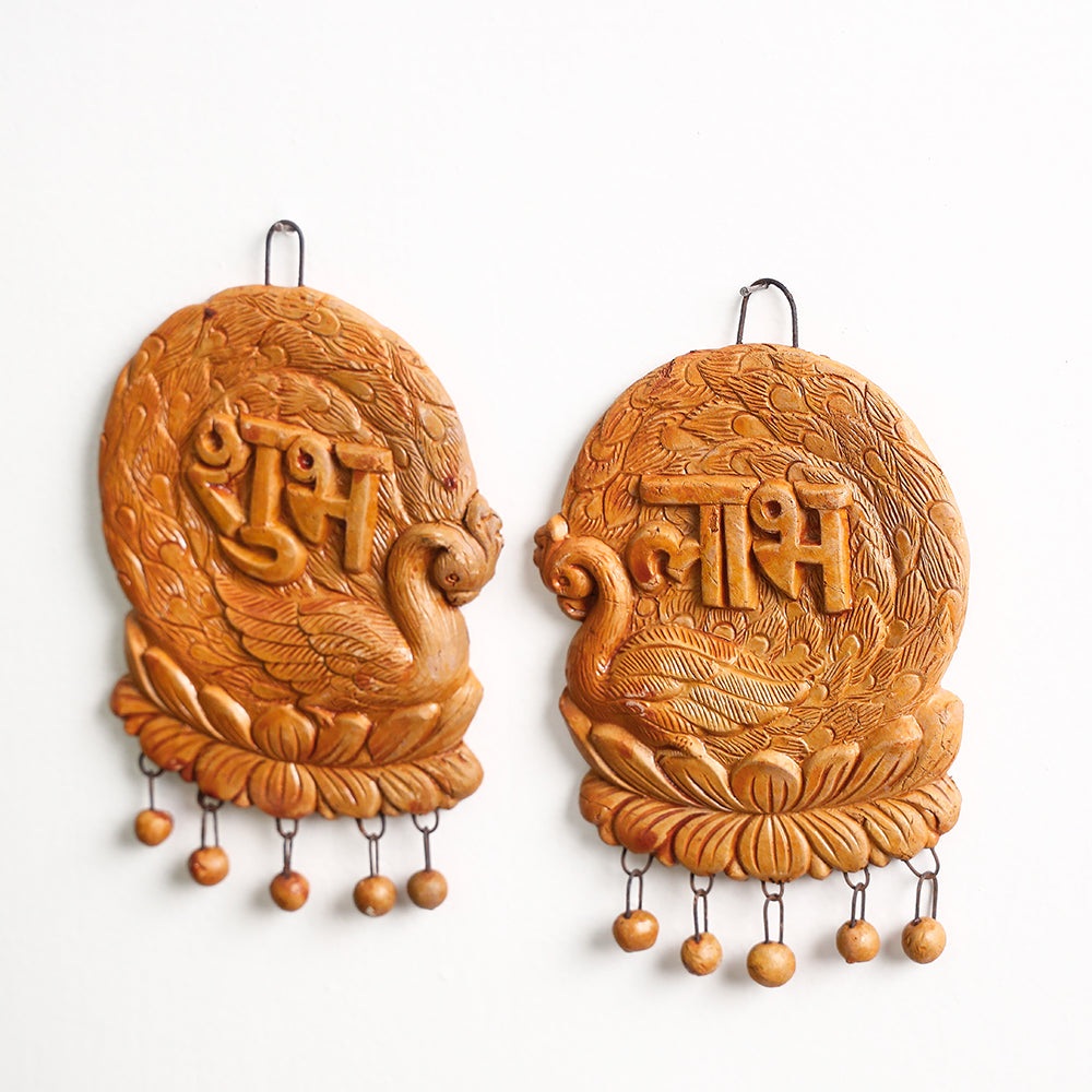 Festive Decor Terracotta Shubh Labh Hangings Online at iTokri.com