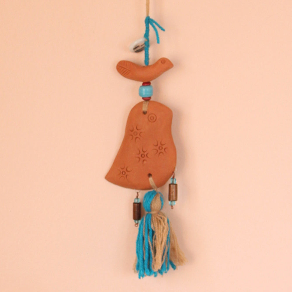 Terracotta Clay Handmade Car Hanging