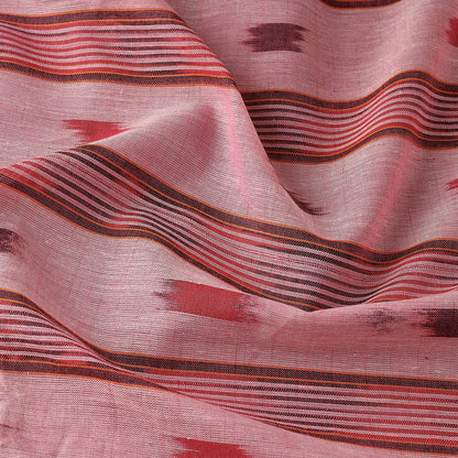 Pink - Sambalpuri Ikat Weave Handloom Cotton Fabric